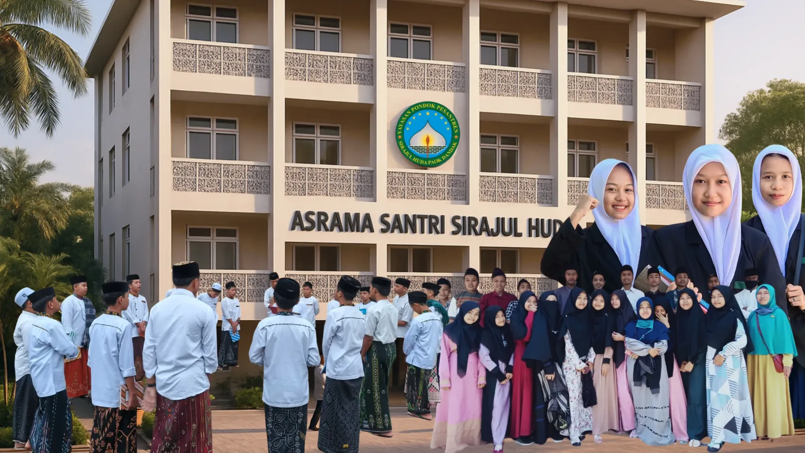 Visual kawasan pendidikan Sirajul Huda